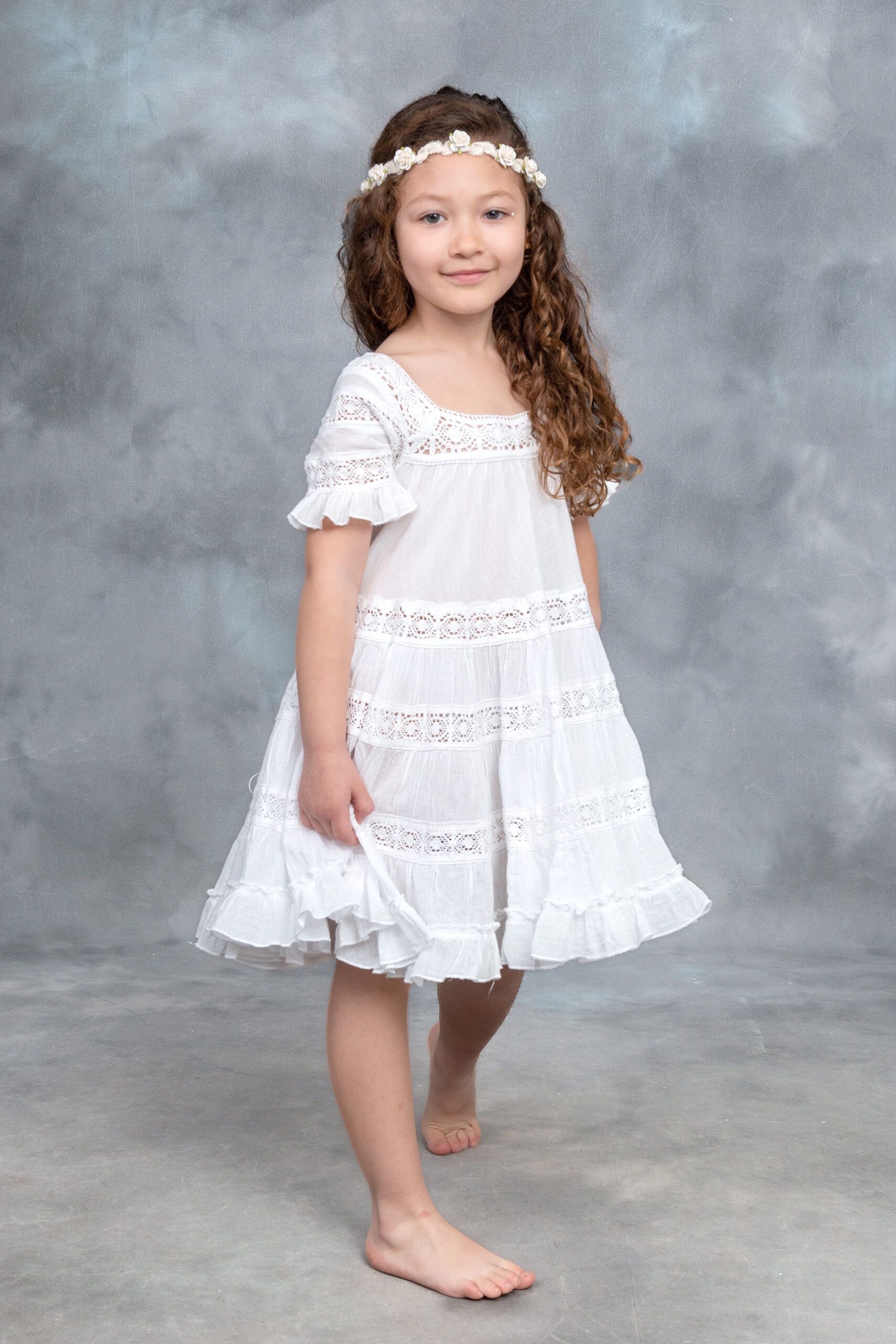 vestido niña ibicenco
