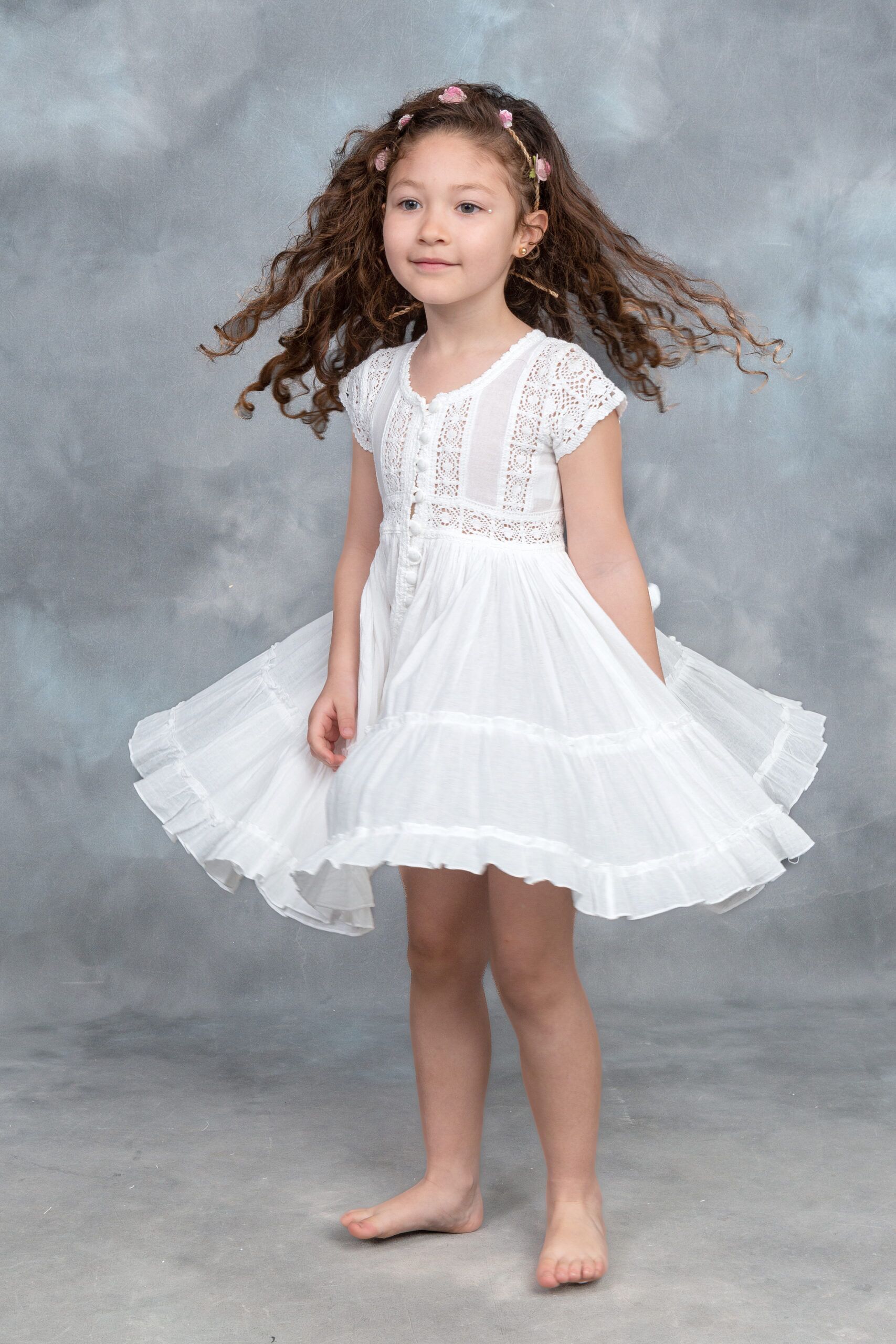 Vestidos niña blancos