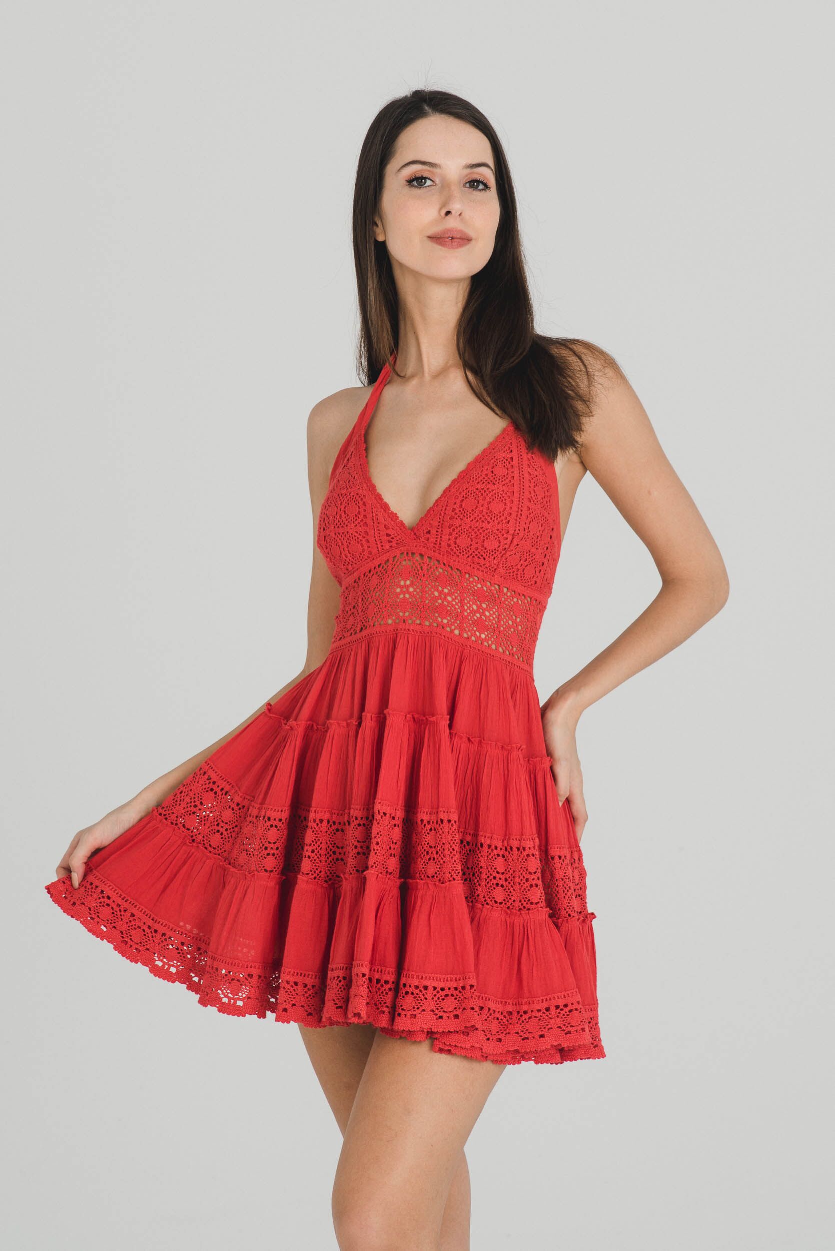 vestido ibicenco